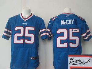 Nike Bills #25 LeSean McCoy Royal Blue Team Color Men's Stitched NFL Elite Autographed Jersey