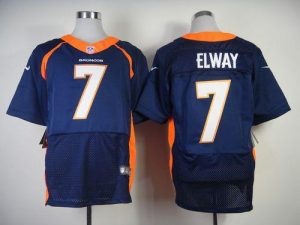Nike Broncos #7 John Elway Navy Blue Alternate Men's Embroidered NFL New Elite Jersey