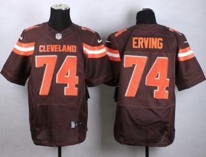 Nike Browns #74 Cameron Erving Brown Team Color Men's Stitched NFL New Elite Jersey
