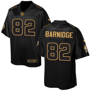 Nike Browns #82 Gary Barnidge Black Men's Stitched NFL Elite Pro Line Gold Collection Jersey