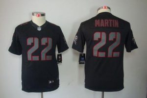 Nike Buccaneers #22 Doug Martin Black Impact Youth Embroidered NFL Limited Jersey