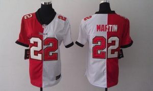 Nike Buccaneers #22 Doug Martin Red White Women's Embroidered NFL Elite Split Jersey