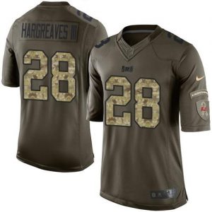 Nike Buccaneers #28 Vernon Hargreaves III Green Men's Stitched NFL Limited Salute to Service Jersey