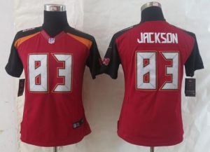 Nike Buccaneers #83 Vincent Jackson Red Team Color Women's Stitched NFL New Limited Jersey