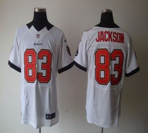 Nike Buccaneers #83 Vincent Jackson White Men's Embroidered NFL Elite Jersey