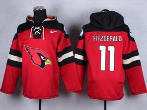 Nike Cardinals #11 Larry Fitzgerald Red Player Pullover NFL Hoodie