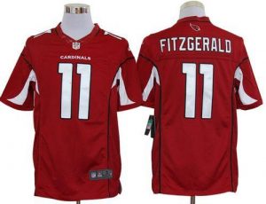 Nike Cardinals #11 Larry Fitzgerald Red Team Color Men's Embroidered NFL Limited Jersey