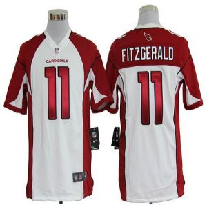 Nike Cardinals #11 Larry Fitzgerald White Men's Embroidered NFL Game Jersey