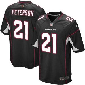 Nike Cardinals #21 Patrick Peterson Black Alternate Men's Embroidered NFL Game Jersey