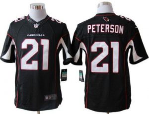 Nike Cardinals #21 Patrick Peterson Black Alternate Men's Embroidered NFL Limited Jersey