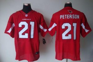 Nike Cardinals #21 Patrick Peterson Red Team Color Men's Embroidered NFL Elite Jersey