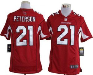 Nike Cardinals #21 Patrick Peterson Red Team Color Men's Embroidered NFL Game Jersey