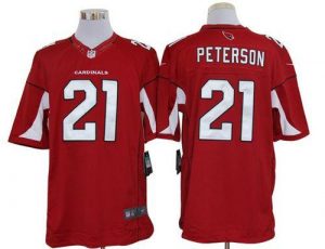 Nike Cardinals #21 Patrick Peterson Red Team Color Men's Embroidered NFL Limited Jersey