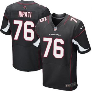 Nike Cardinals #76 Mike Iupati Black Alternate Men's Stitched NFL Elite Jersey
