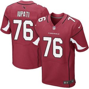 Nike Cardinals #76 Mike Iupati Red Team Color Men's Stitched NFL Elite Jersey