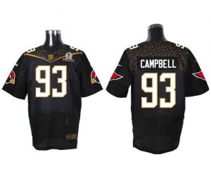 Nike Cardinals #93 Calais Campbell Black 2016 Pro Bowl Men's Stitched NFL Elite Jersey