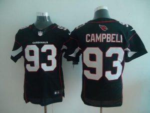 Nike Cardinals #93 Calais Campbell Black Alternate Men's Embroidered NFL Elite Jersey