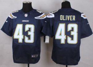 Nike Chargers #43 Branden Oliver Navy Blue Team Color Men's Stitched NFL New Elite Jersey