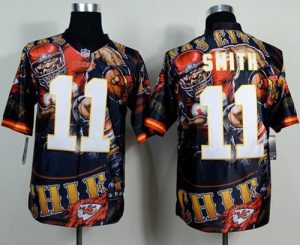 Nike Chiefs #11 Alex Smith Team Color Men's Stitched NFL Elite Fanatical Version Jersey