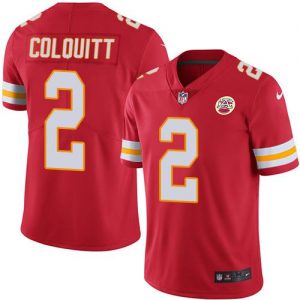 Nike Chiefs #2 Dustin Colquitt Red Men's Stitched NFL Limited Rush Jersey