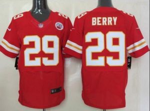 Nike Chiefs #29 Eric Berry Red Team Color Men's Embroidered NFL Elite Jersey