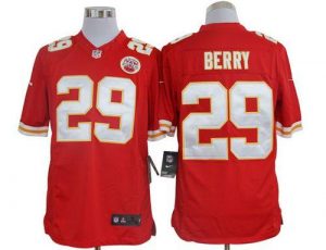 Nike Chiefs #29 Eric Berry Red Team Color Men's Embroidered NFL Limited Jersey