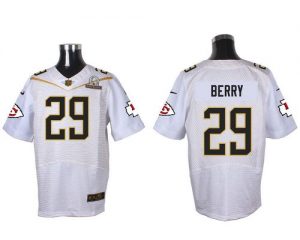 Nike Chiefs #29 Eric Berry White 2016 Pro Bowl Men's Stitched NFL Elite Jersey