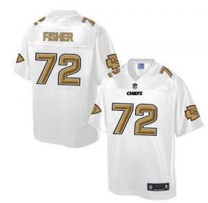 Nike Chiefs #72 Eric Fisher White Men's NFL Pro Line Fashion Game Jersey