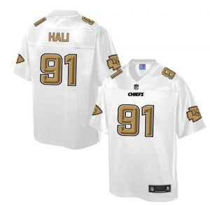 Nike Chiefs #91 Tamba Hali White Men's NFL Pro Line Fashion Game Jersey