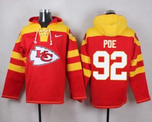 Nike Chiefs #92 Dontari Poe Red Player Pullover NFL Hoodie