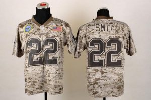 Nike Cowboys #22 Emmitt Smith Camo Men's Stitched NFL New Elite USMC Jersey