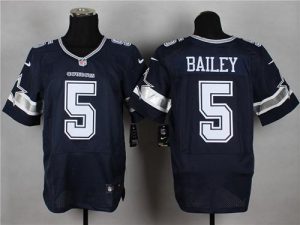 Nike Cowboys #5 Dan Bailey Navy Blue Team Color Men's Stitched NFL Elite Jersey