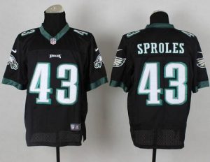 Nike Eagles #43 Darren Sproles Black Alternate Men's Stitched NFL Elite Jersey