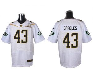 Nike Eagles #43 Darren Sproles White 2016 Pro Bowl Men's Stitched NFL Elite Jersey