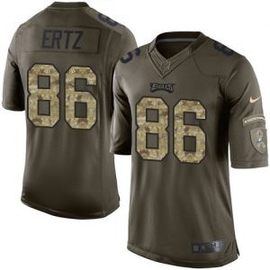 Nike Eagles #86 Zach Ertz Green Men's Stitched NFL Limited Salute to Service Jersey