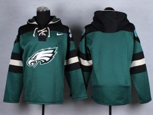 Nike Eagles Blank Midnight Green Player Pullover NFL Hoodie