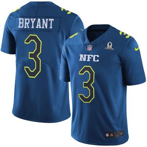 Nike Falcons #3 Matt Bryant Navy Men's Stitched NFL Limited NFC 2017 Pro Bowl Jersey