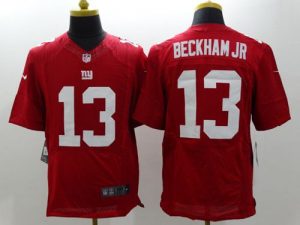 Nike Giants #13 Odell Beckham Jr Red Alternate Men's Stitched NFL Elite Jersey