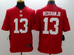 Nike Giants #13 Odell Beckham Jr Red Alternate Men's Stitched NFL Limited Jersey