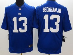 Nike Giants #13 Odell Beckham Jr Royal Blue Team Color Men's Stitched NFL Limited Jersey