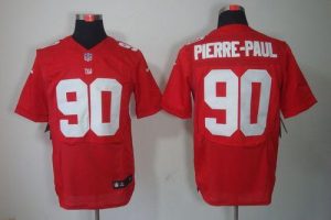 Nike Giants #90 Jason Pierre-Paul Red Alternate Men's Embroidered NFL Elite Jersey