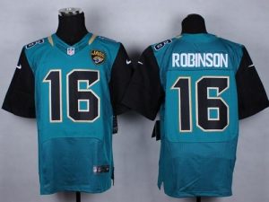 Nike Jaguars #16 Denard Robinson Teal Green Team Color Men's Stitched NFL Elite Jersey