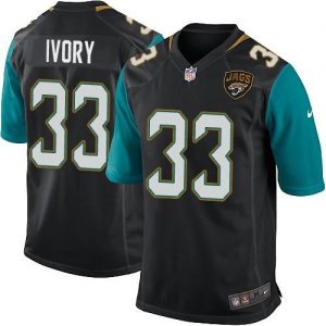 Nike Jaguars #33 Chris Ivory Black Alternate Youth Stitched NFL Elite Jersey