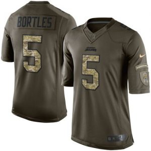 Nike Jaguars #5 Blake Bortles Green Men's Stitched NFL Limited Salute to Service Jersey