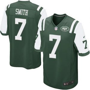 Nike Jets #7 Geno Smith Green Team Color Men's Embroidered NFL Game Jersey