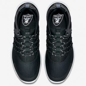 Nike Oakland Raiders London Olympics Black Shoes-1