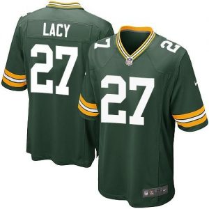Nike Packers #27 Eddie Lacy Green Team Color Men's Embroidered NFL Game Jersey