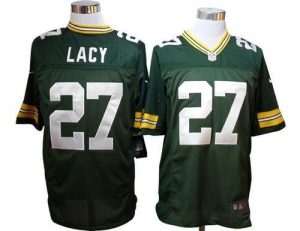 Nike Packers #27 Eddie Lacy Green Team Color Men's Embroidered NFL Limited Jersey