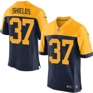 Nike Packers #37 Sam Shields Navy Blue Alternate Men's Stitched NFL New Elite Jersey