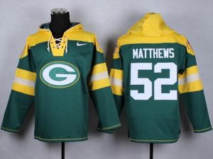 Nike Packers #52 Clay Matthews Green Player Pullover NFL Hoodie